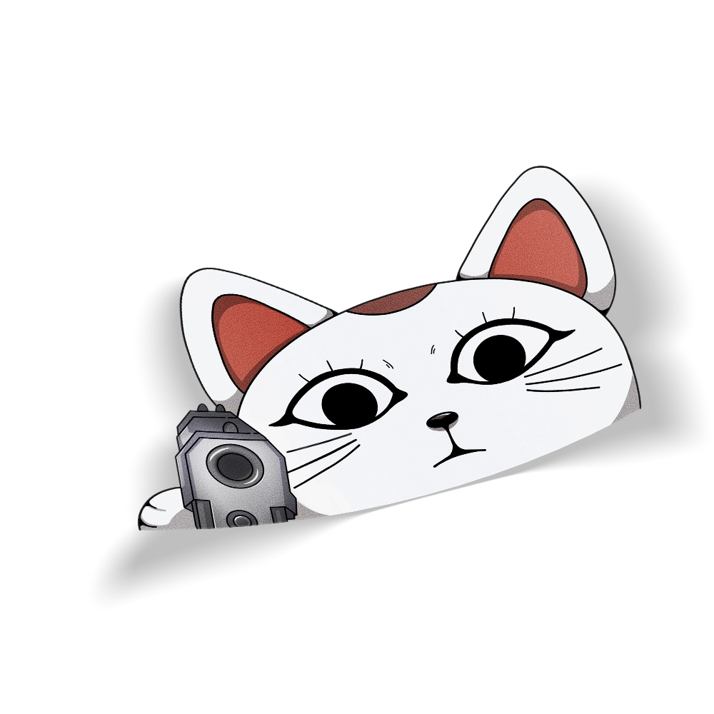 BALL CAT BLICKY DECAL