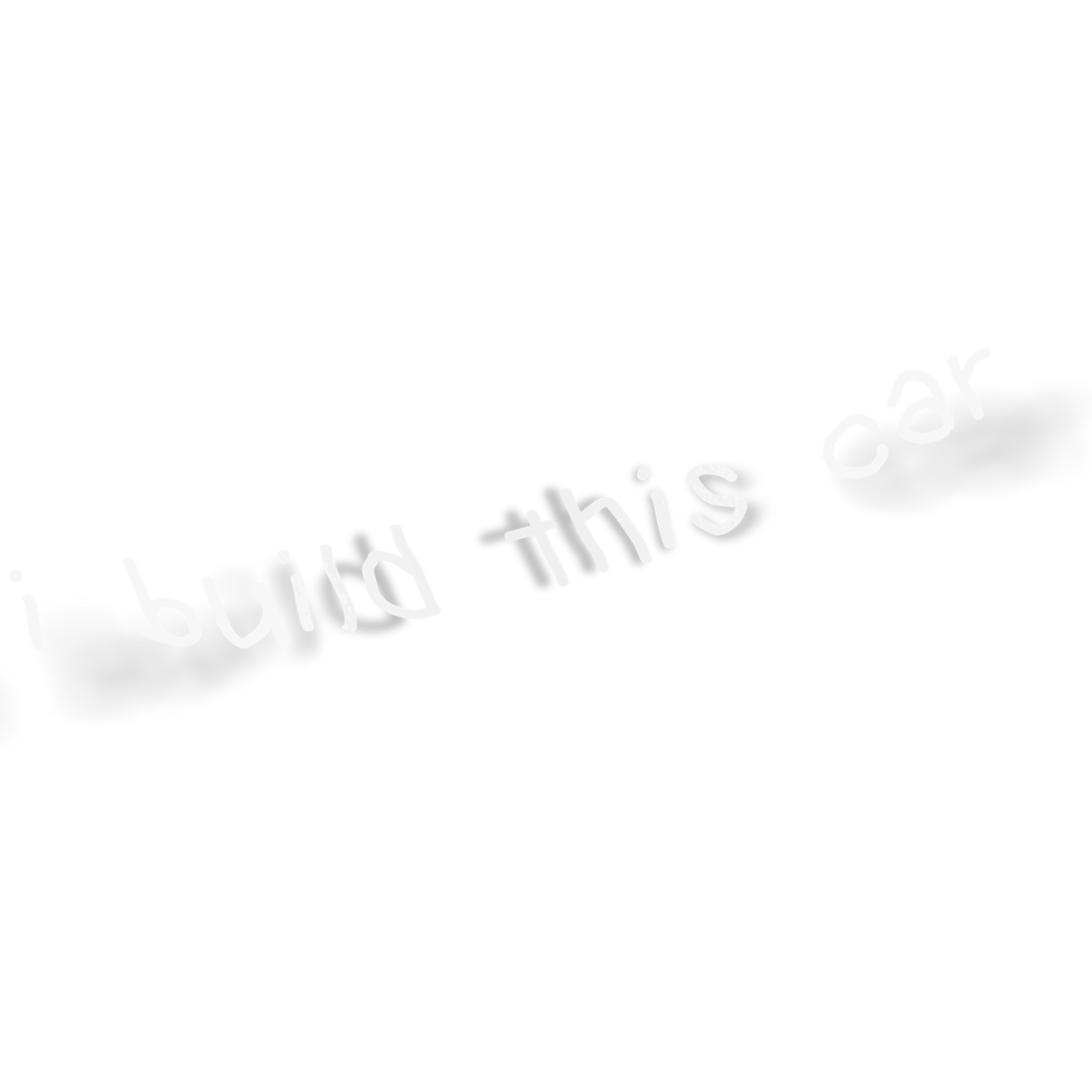 I BUILD THIS CAR DECAL