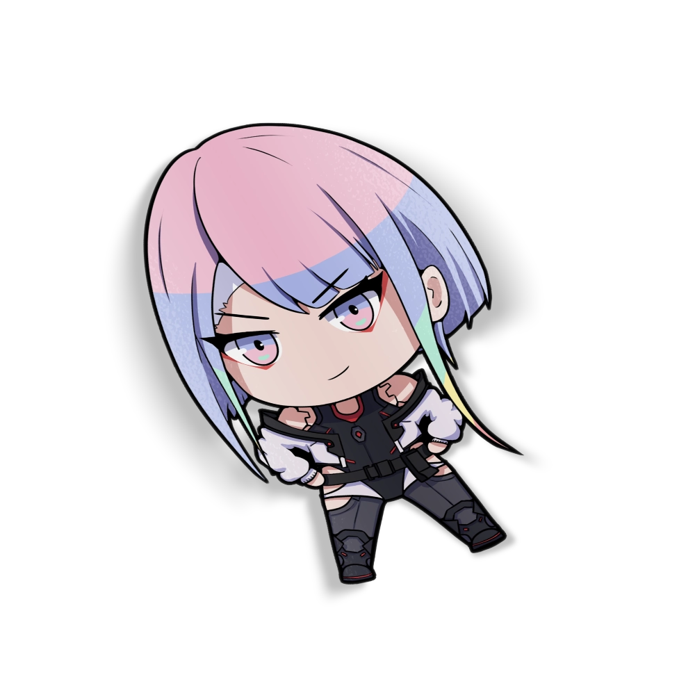 CYBER GIRL CHIBI DECAL