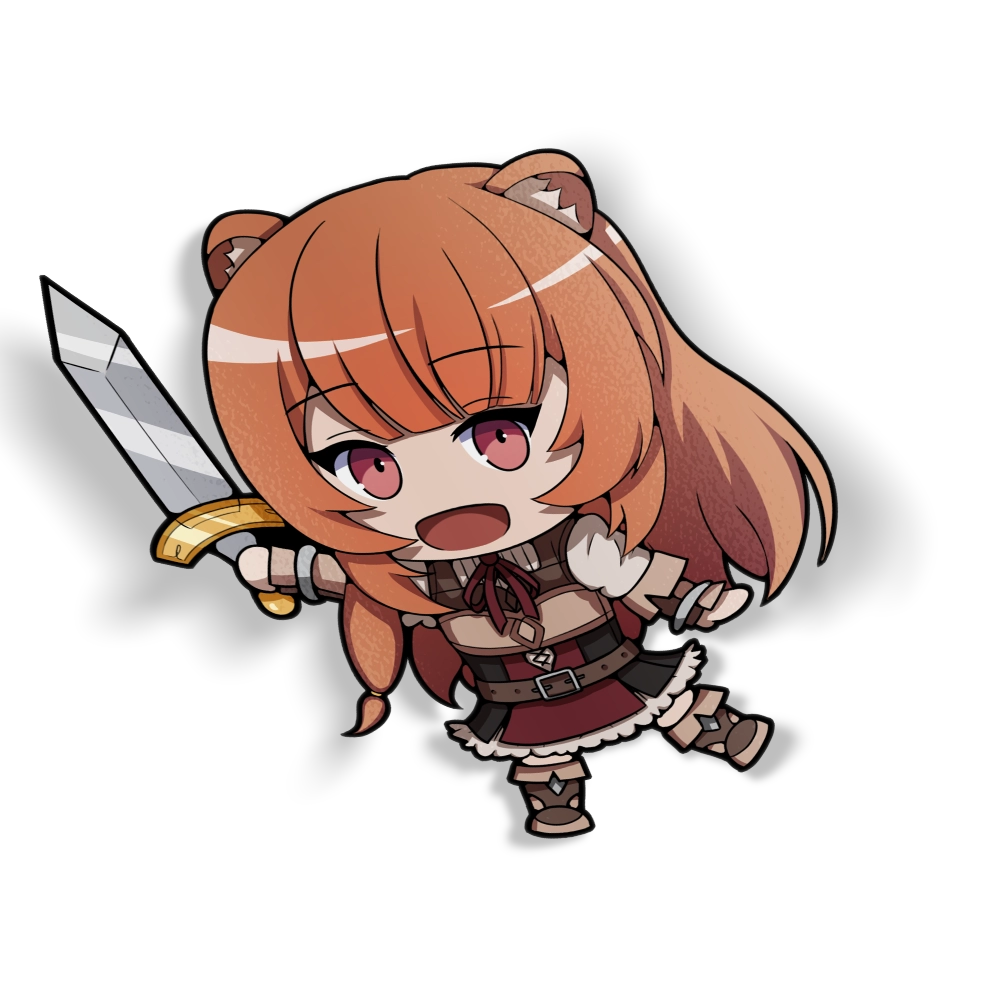 SHIELD TANUKI CHIBI DECAL