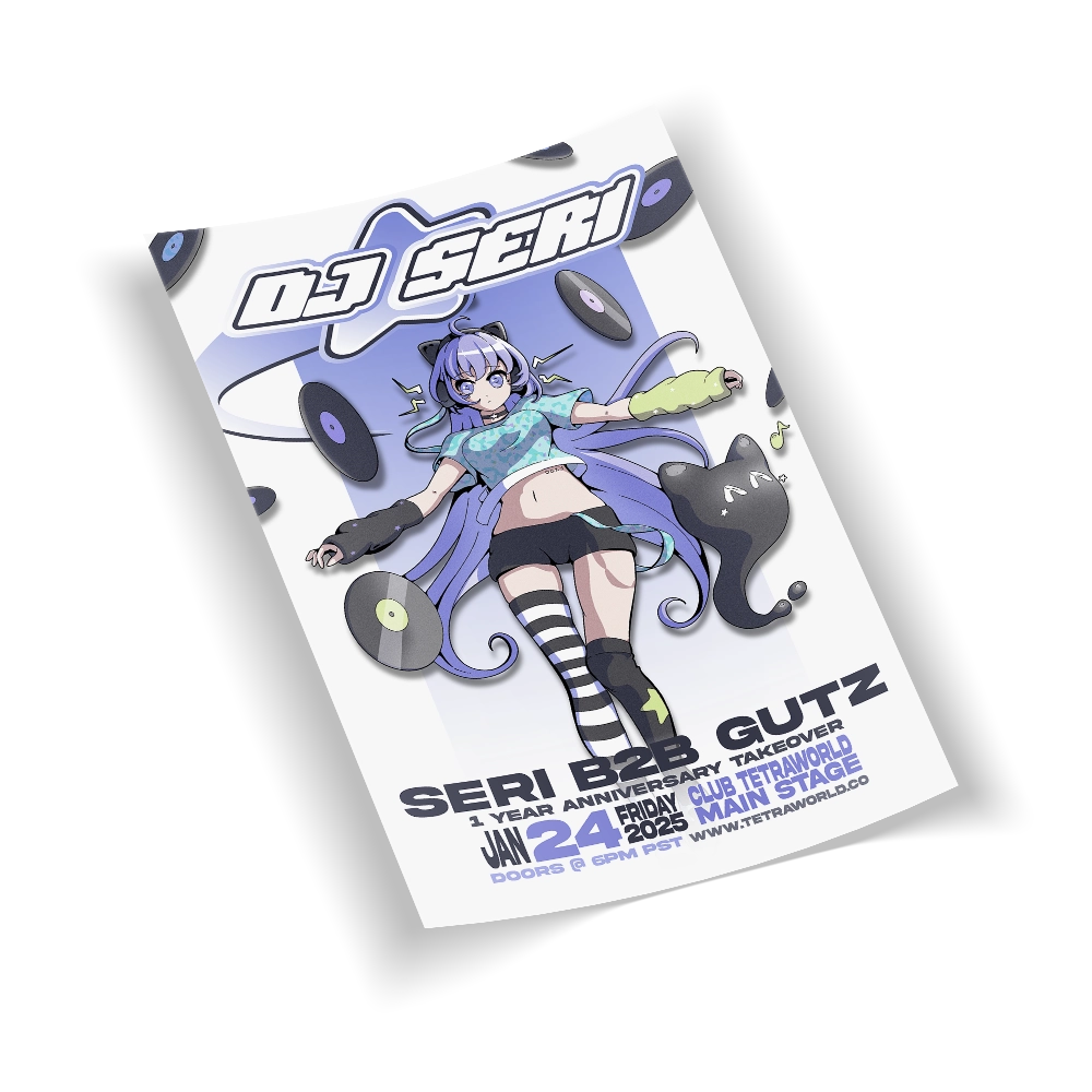 DJ SERI CONCERT POSTER