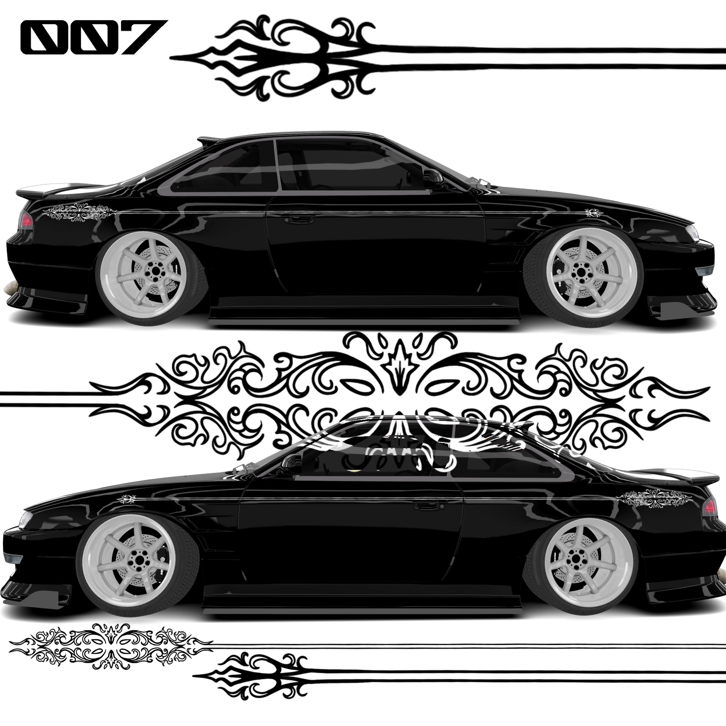 (COMING SOON) LABYRINTH 007 | 1-OF-1 CHROME PINSTRIPE LIVERY KIT