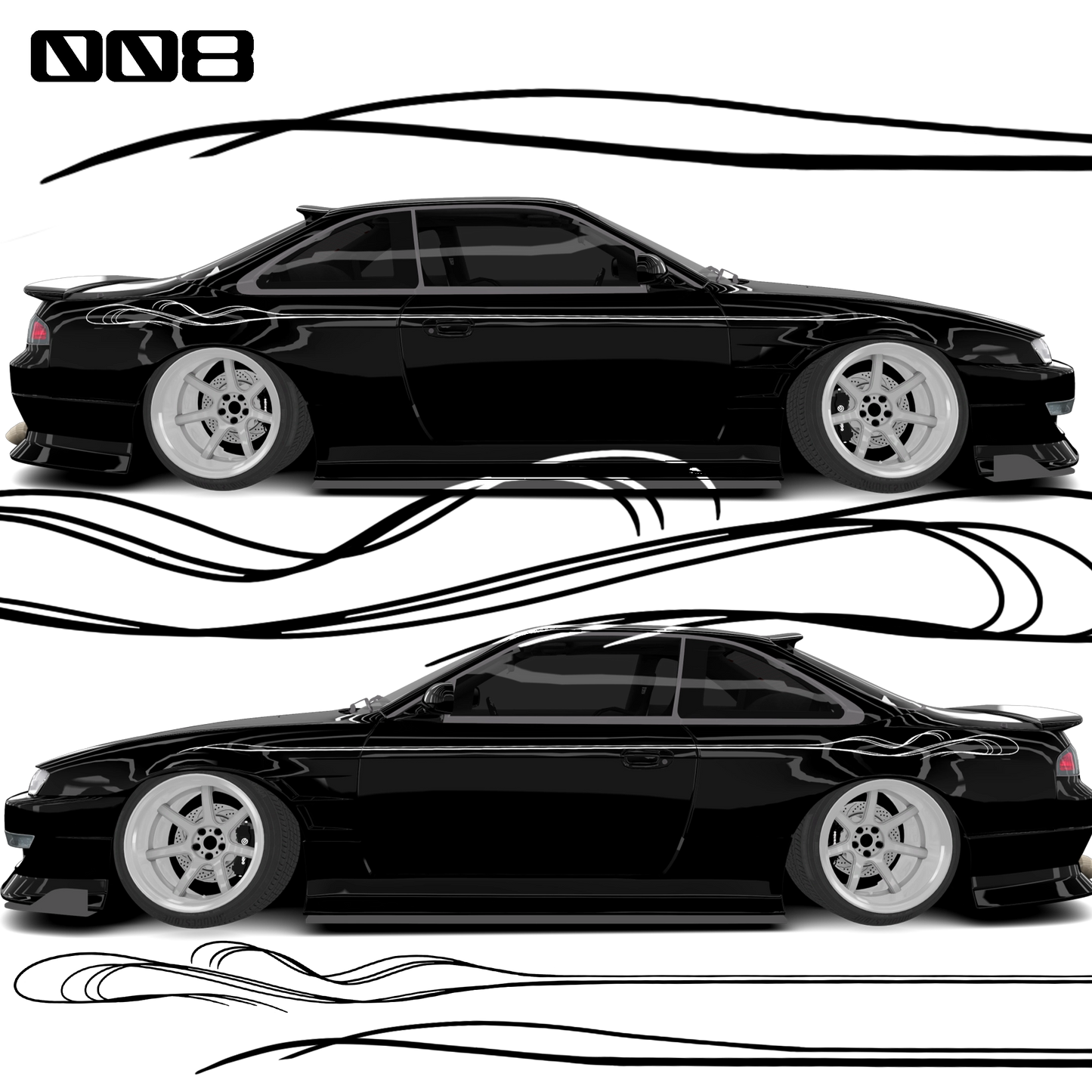 (COMING SOON) LABYRINTH 008 | 1-OF-1 CHROME PINSTRIPE LIVERY KIT