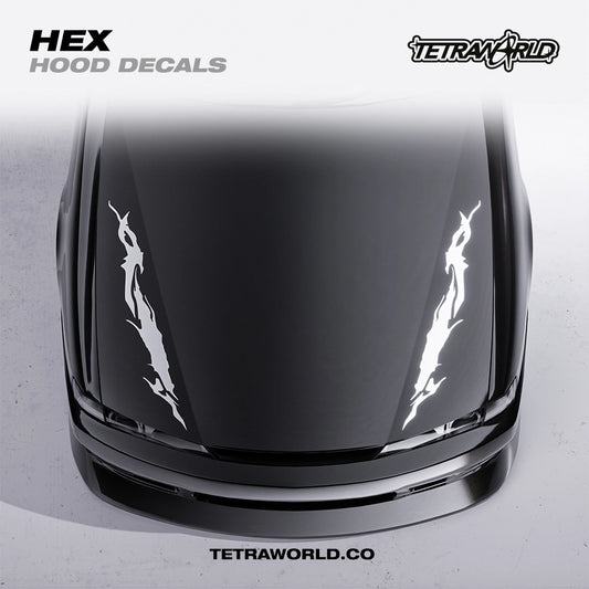 HEX HOOD DECALS