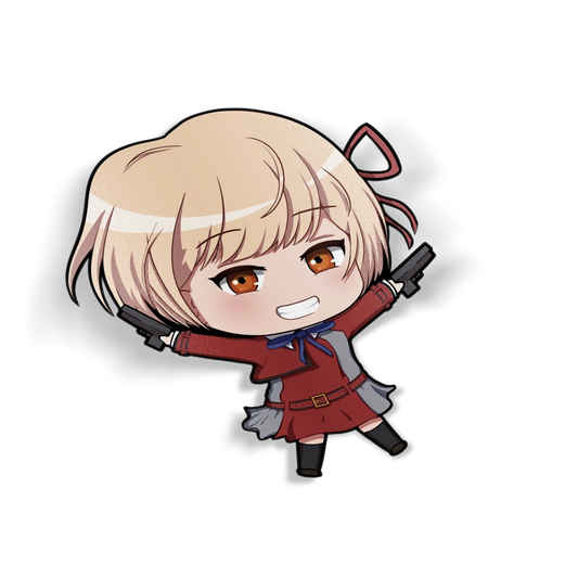 GUN GIRL CHI CHIBI DECAL