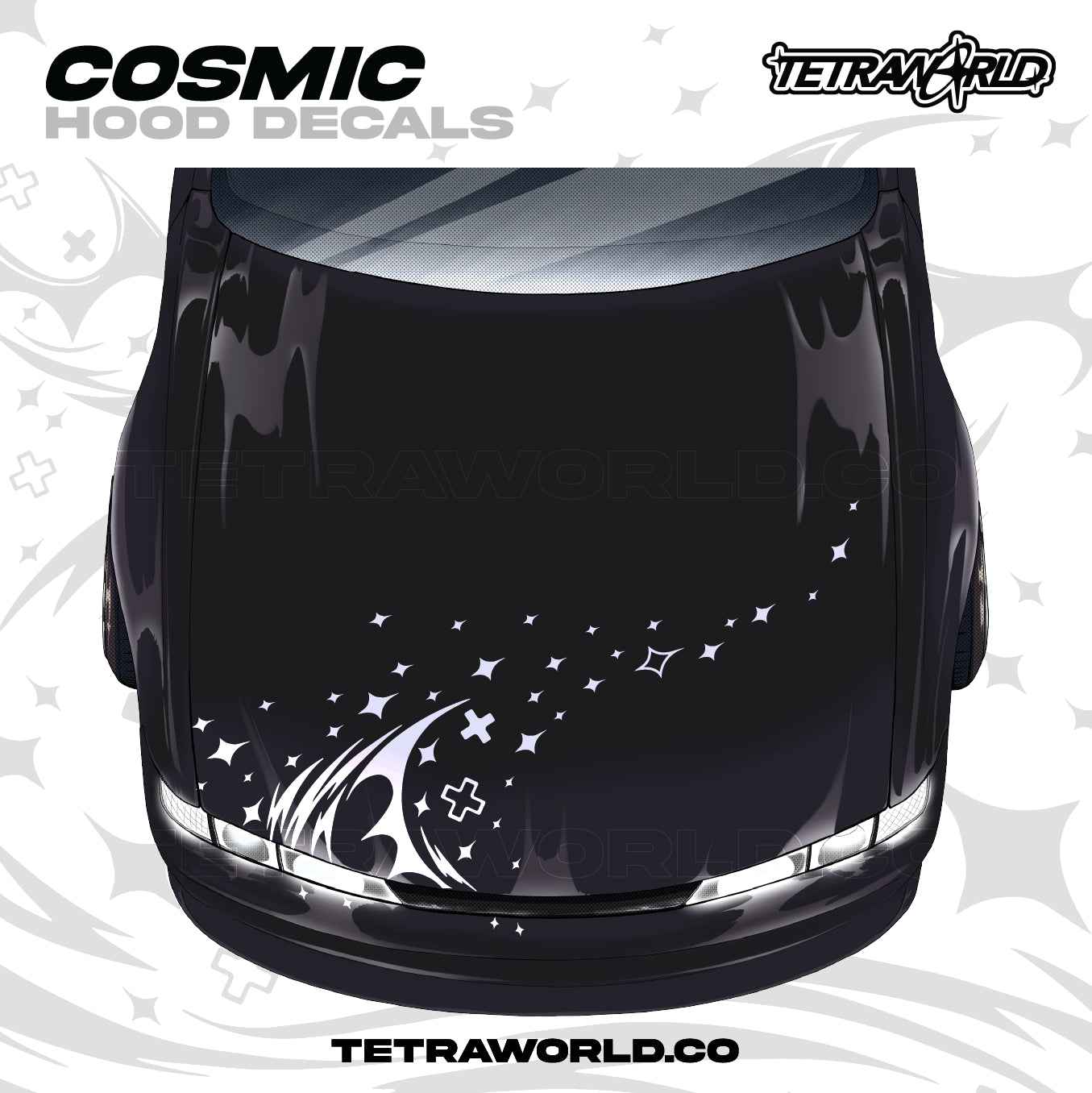 COSMIC HOOD DECALS
