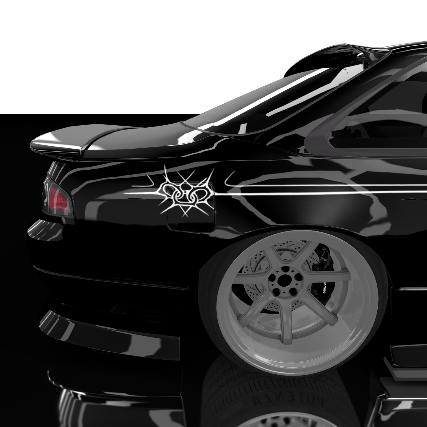 LABYRINTH 002 | 1-OF-1 CHROME PINSTRIPE LIVERY KIT