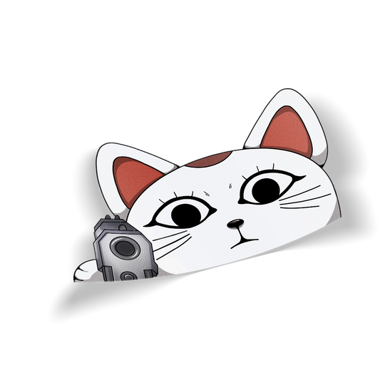 BALL CAT BLICKY DECAL