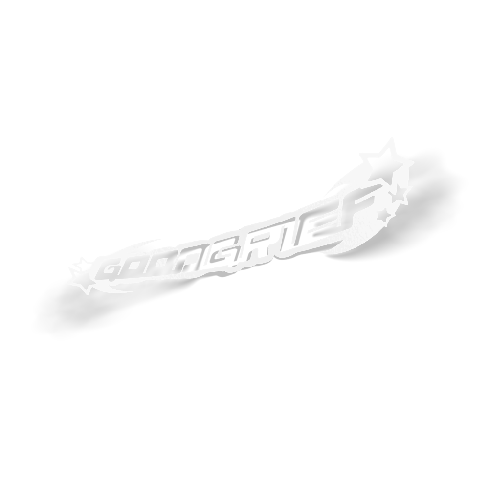 GOOD GRIEF DECAL