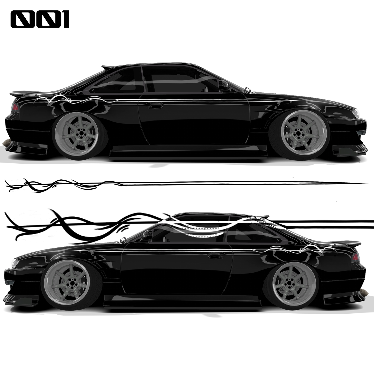 LABYRINTH 001 | 1-OF-1 CHROME PINSTRIPE LIVERY KIT