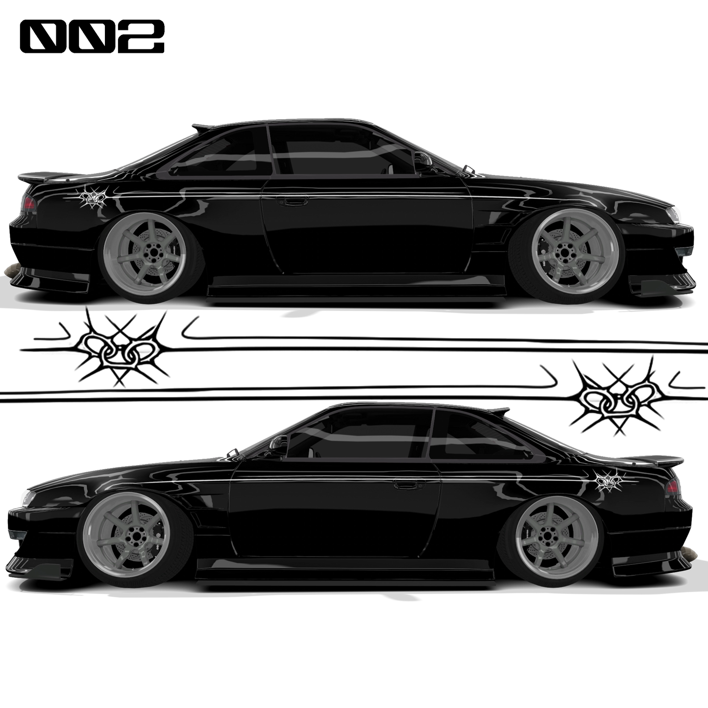 LABYRINTH 002 | 1-OF-1 CHROME PINSTRIPE LIVERY KIT