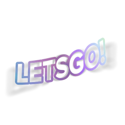 LETSGO! DECAL