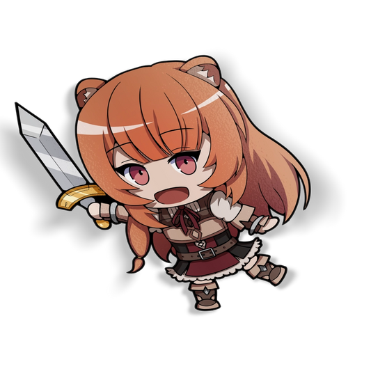SHIELD TANUKI CHIBI DECAL
