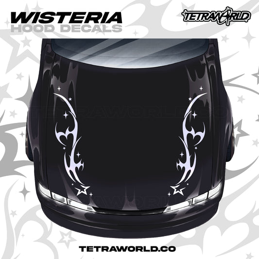 WISTERIA HOOD DECALS